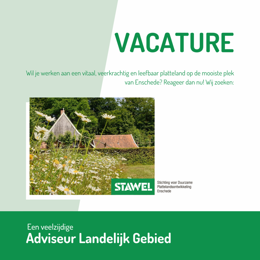 Vacature STAWEL Adviseur Landelijk Gebied